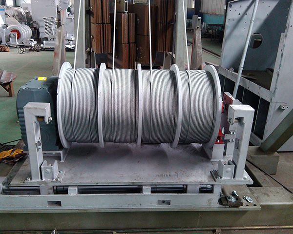 220m Rope Winding Electric Cable Pulling Winch with Grooves