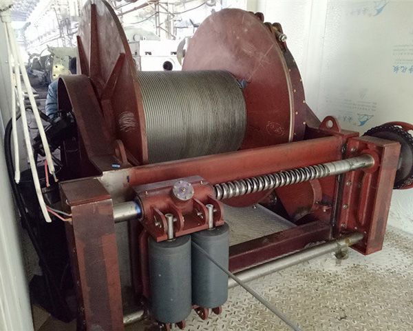 500 KN Grooved Drum Electric Rope Winch steel for Construction