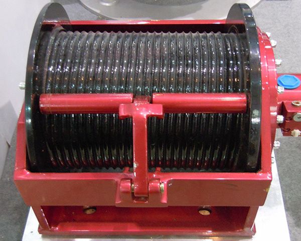 Custom Colored Hydraulic Power Crane Winch 1t with Lifting Speed 20-70mMin