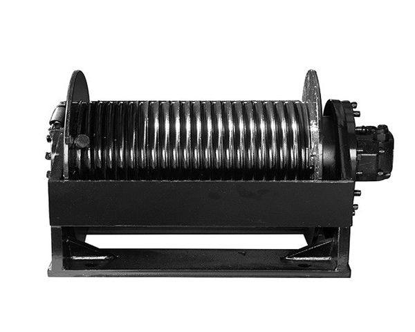 Spiral Groove Hydraulic Pulling Winch Q355b Steel Material LBS Groove