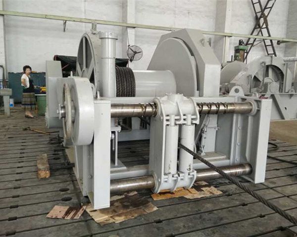 Steel Q235 Motorized Winch Machine, Electric Winch 13000 Lb High Capacity for Mining