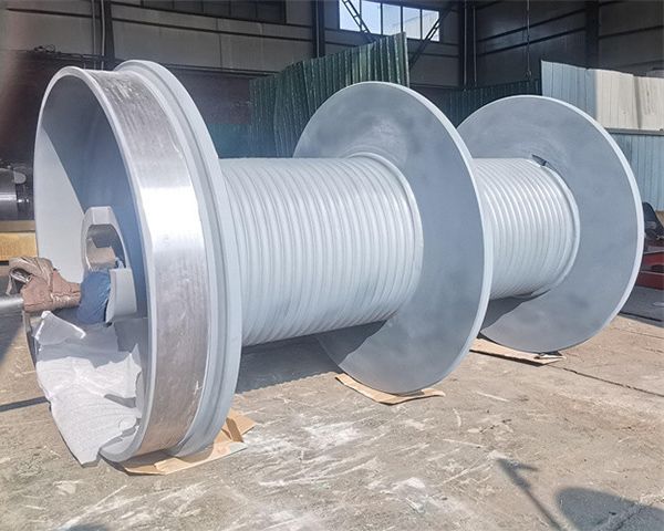 LBS Rope Grooved Double Winch Drum 100mm-2500mm Length