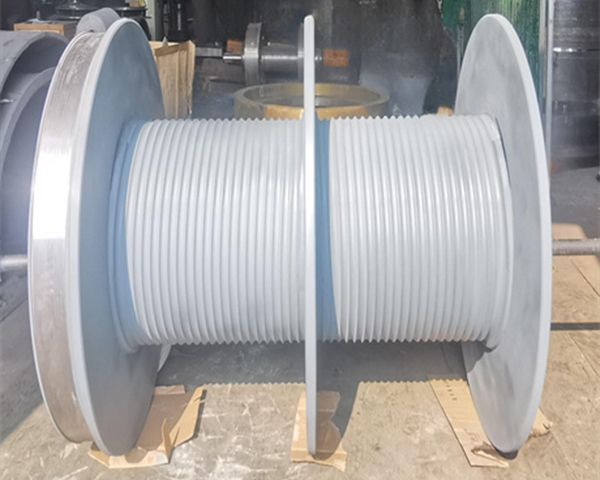 LBS Rope Grooved Double Winch Drum 100mm-2500mm Length