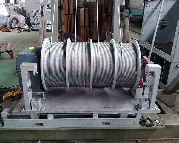 Carbon Steel LBS Grooved Multiple Winch Drums for Window Cleaning Machine