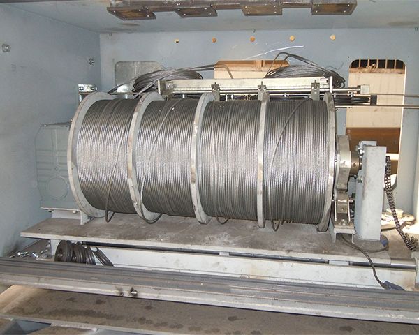 Carbon Steel LBS Grooved Multiple Winch Drums for Window Cleaning Machine